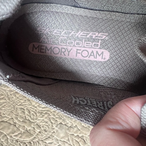 Skechers Taupe Lace-Up Shoes - Picture 6 of 6